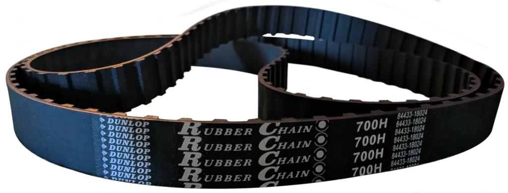 Ein zölliger zahnriemen von dunlop produktcode 700H